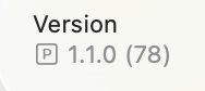 Part of the sidebar showing the version is 1.0 build 42.