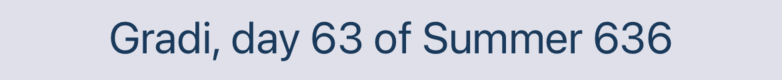 Example of the current date.
